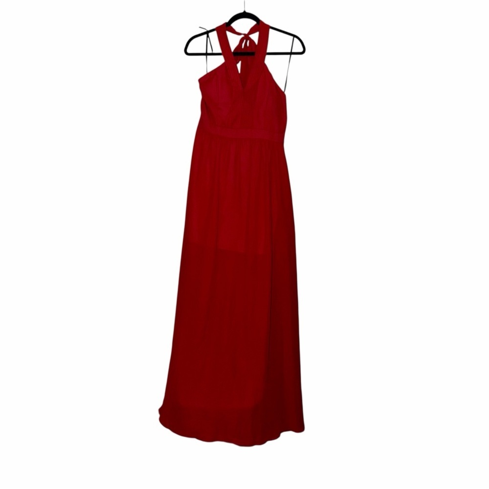 Allure Bridals  Halter Maxi Dress Size 10 New With Tags - Picture 2 of 8